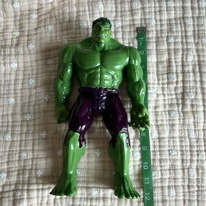 HULK - a Marvel superhero and founding member of the Avengers. Toy action figure